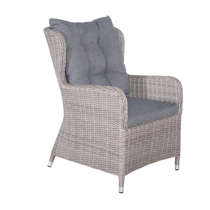 Tuinstoel Paloma | Grijs Wicker