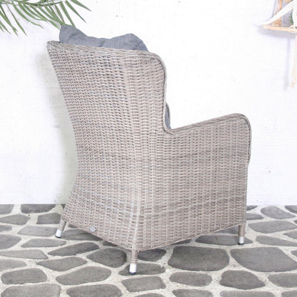 Tuinstoel Paloma | Grijs Wicker