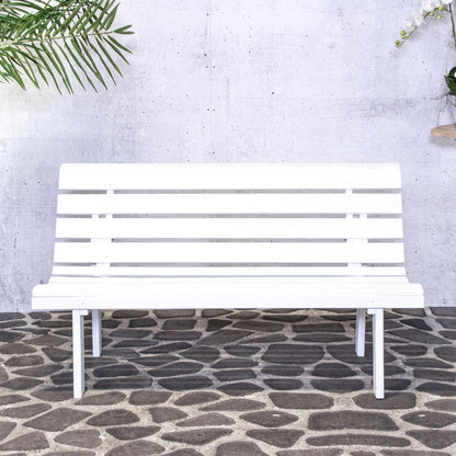 Tuinbank Bella | Wit Dennenhout