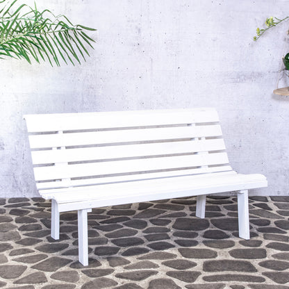 Tuinbank Bella | Wit Dennenhout
