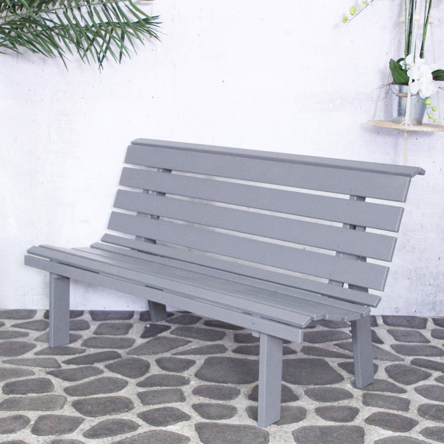 Tuinbank Bella | Grijs Dennenhout