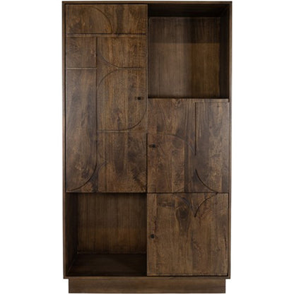 Wandkast Kaapstad | Mangohout Walnoot