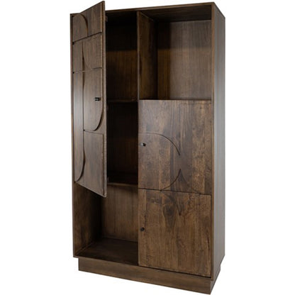 Wandkast Kaapstad | Mangohout Walnoot