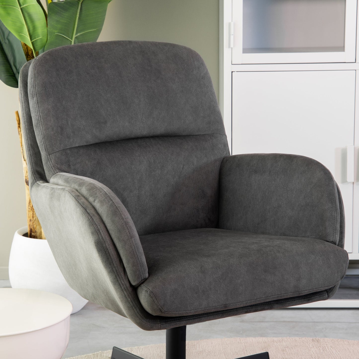 Draaifauteuil Moss | Antraciet Cosmo