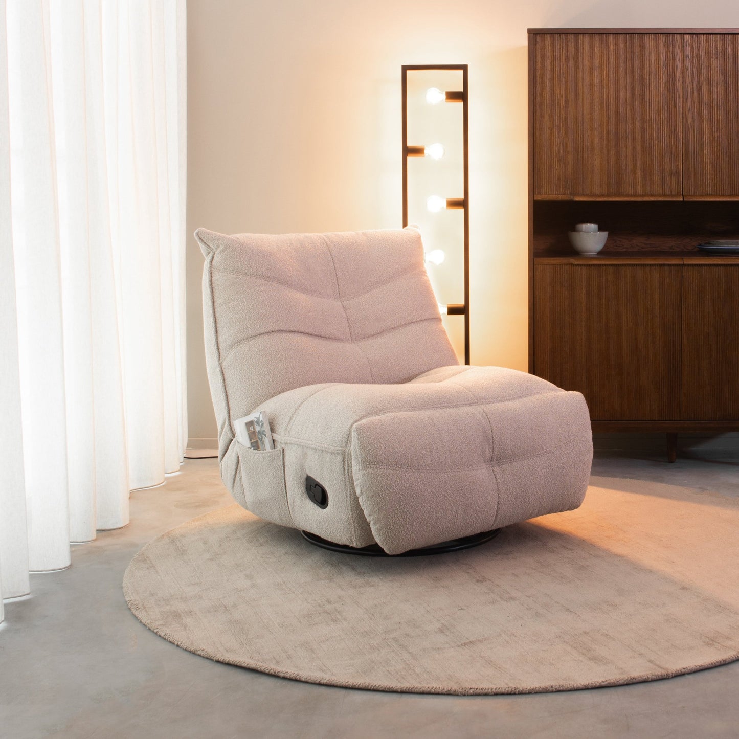 Relaxfauteuil Take It Easy | Naturel Bouclé