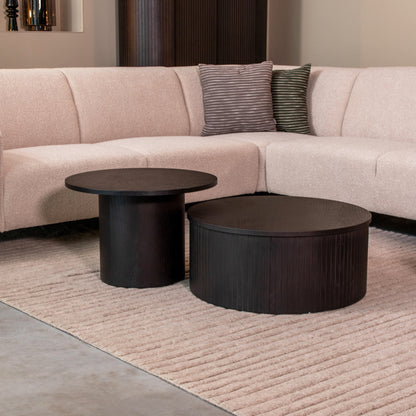 Salontafel Oliva | Zwart Eikenhout | 60cm