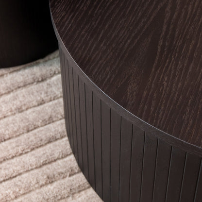 Salontafel Oliva | Zwart Eikenhout | 60cm