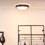 Plafonnière Lex | Ø 33 cm | 2xE27 | Zwart