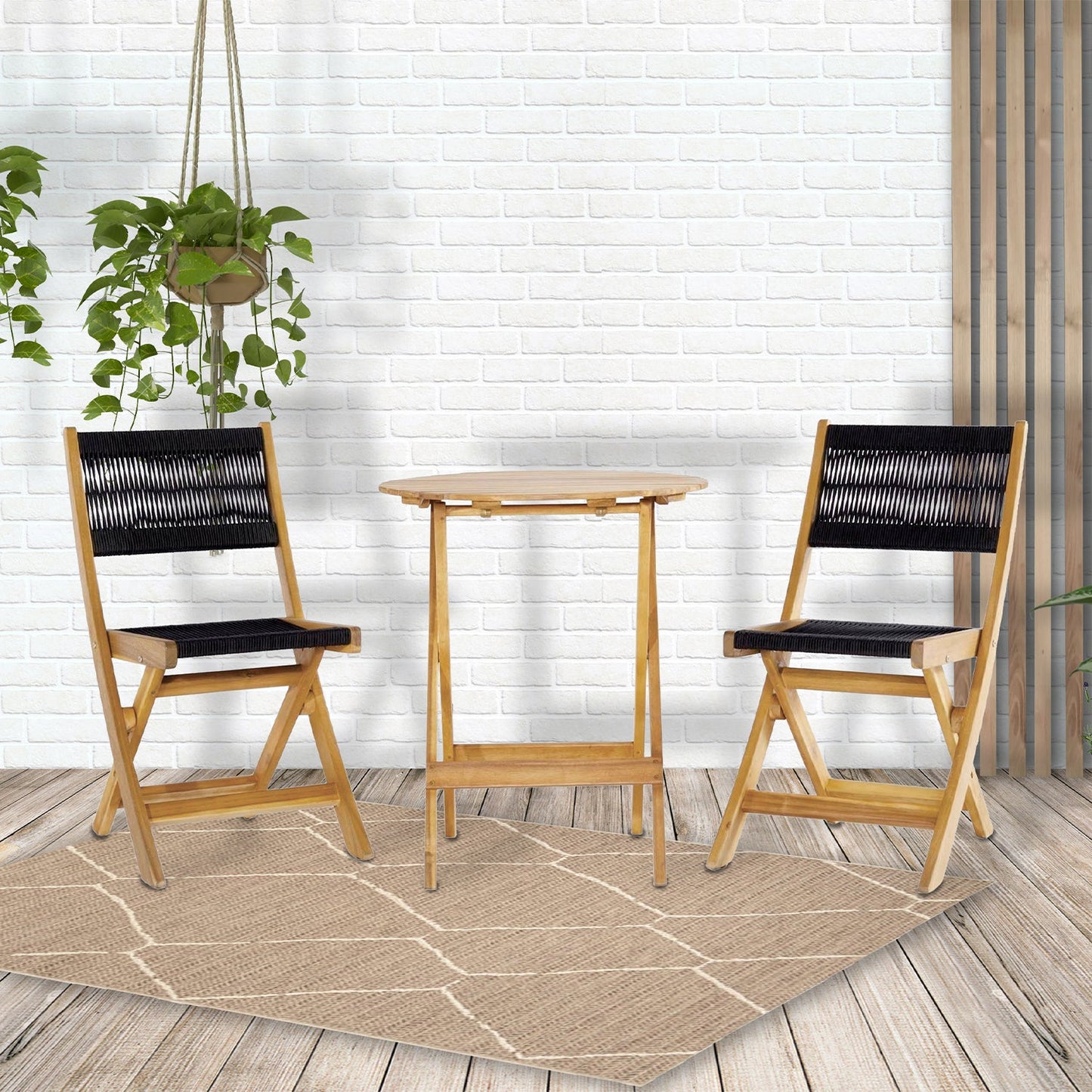 Tuinset Lanzarote Bistro | Zwart