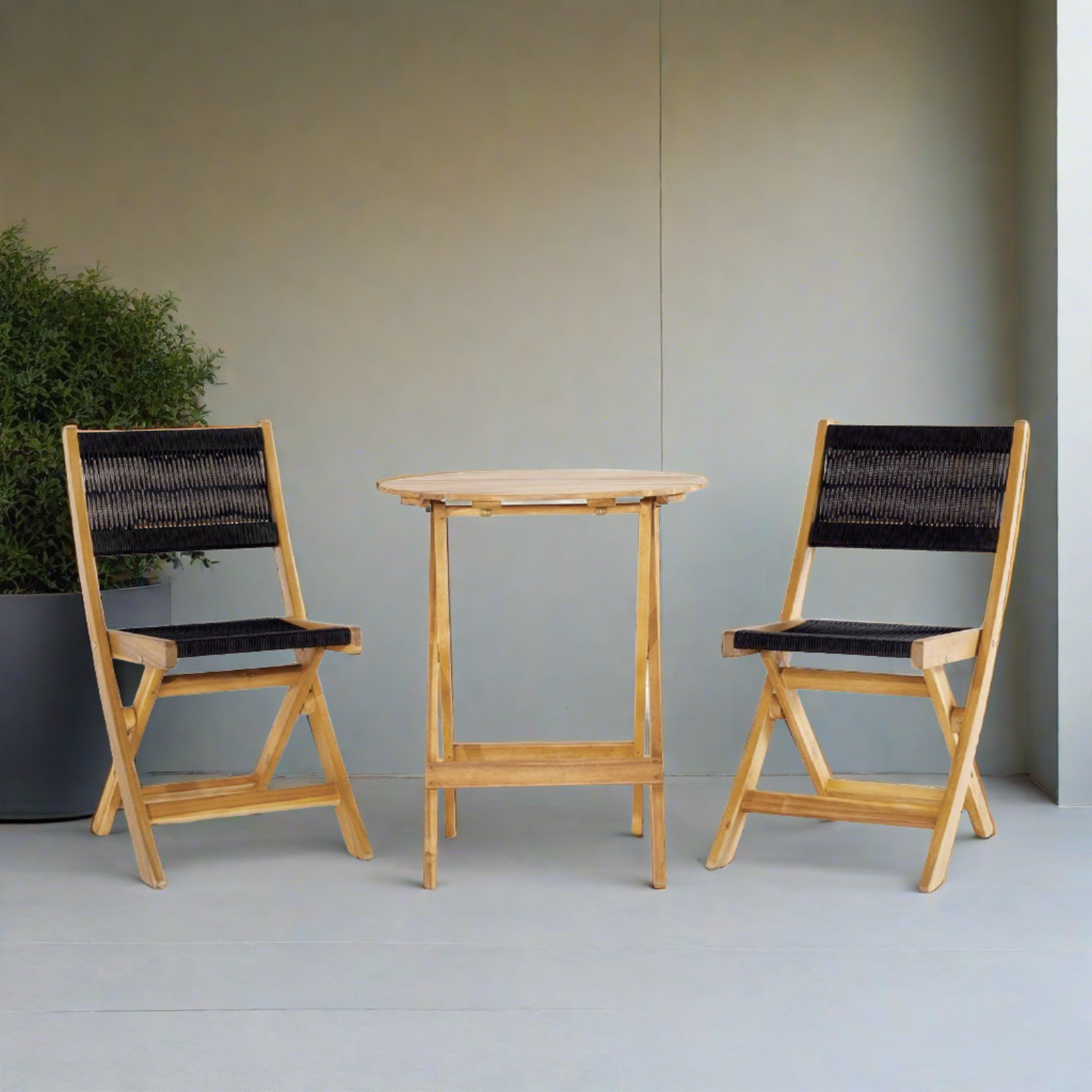 Tuinset Lanzarote Bistro | Zwart