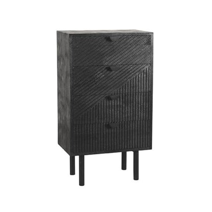 Ladekast Cotia | Zwart Mangohout