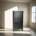 Ladekast Chili | Zwart Mangohout