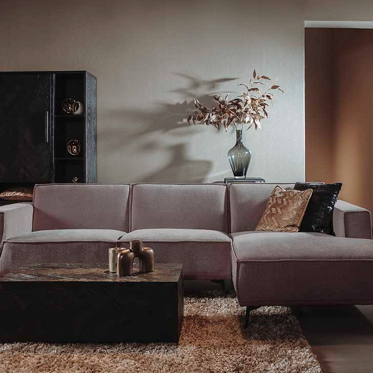 Hoekbank Leeds | Moss/Grijs