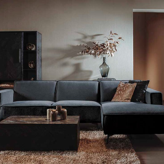 Hoekbank Leeds | Donkerblauw