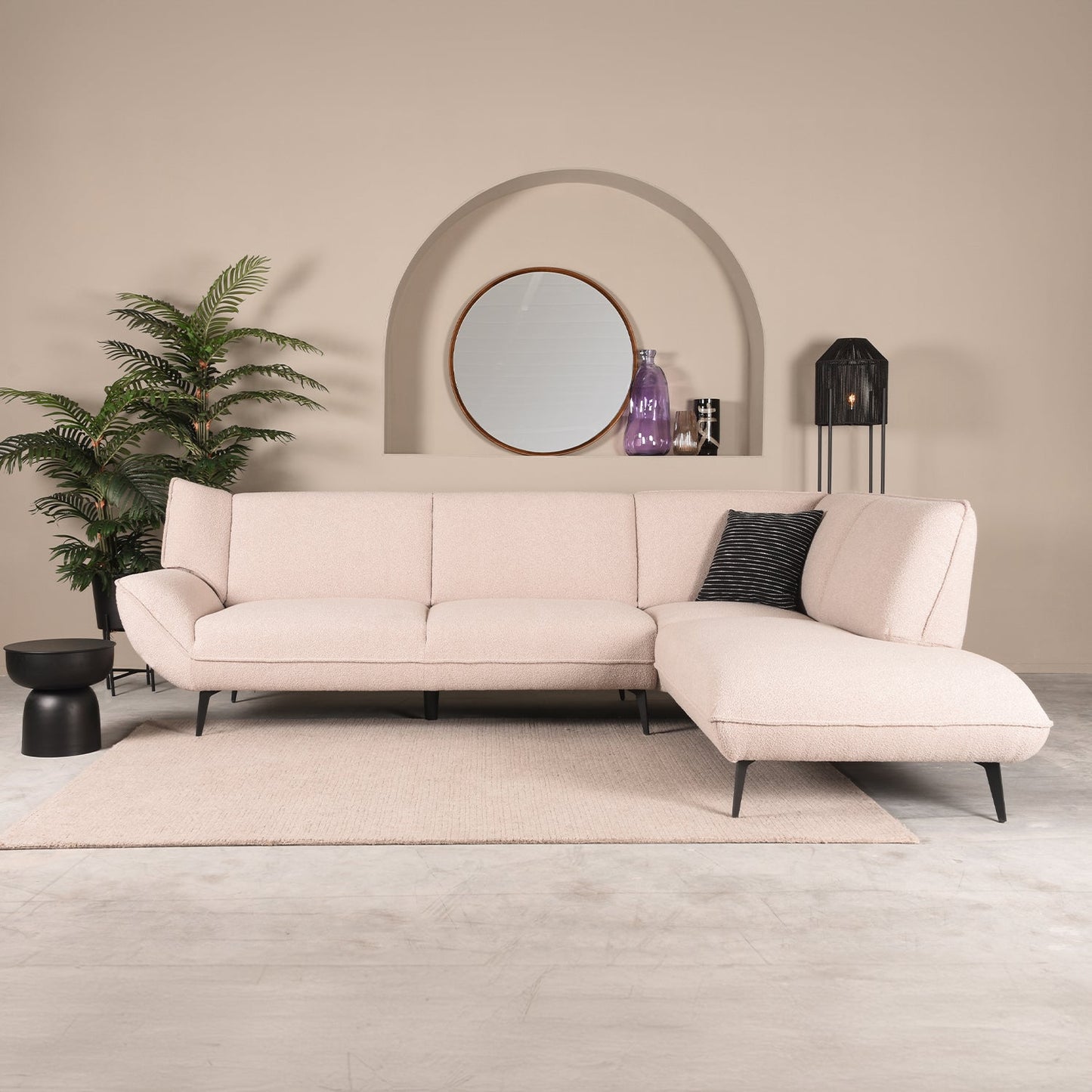Hoekbank Pesaro | Bouclé