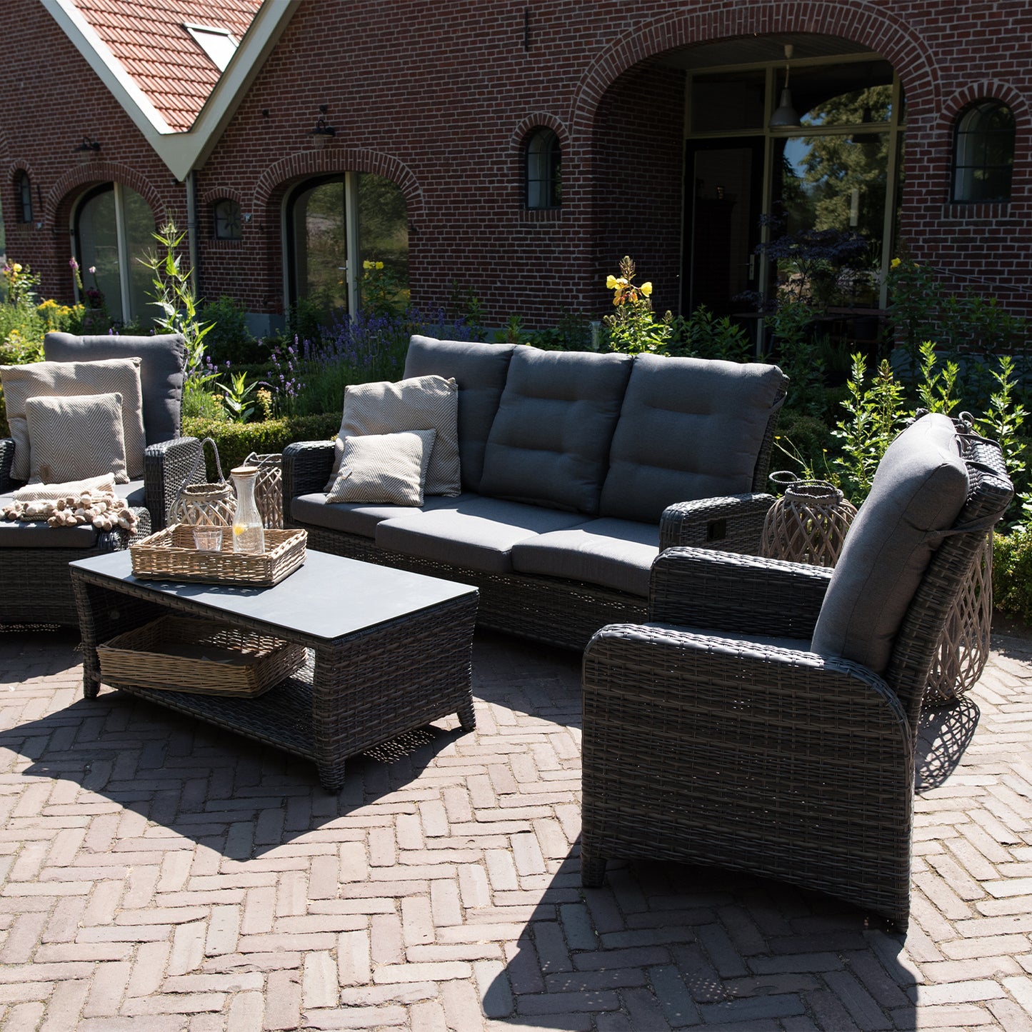 Loungebank Soho Forte | Antraciet