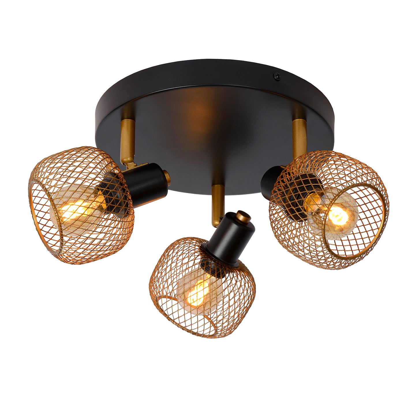 Plafondspot Maren | 3-Lichts | Goud Metaal