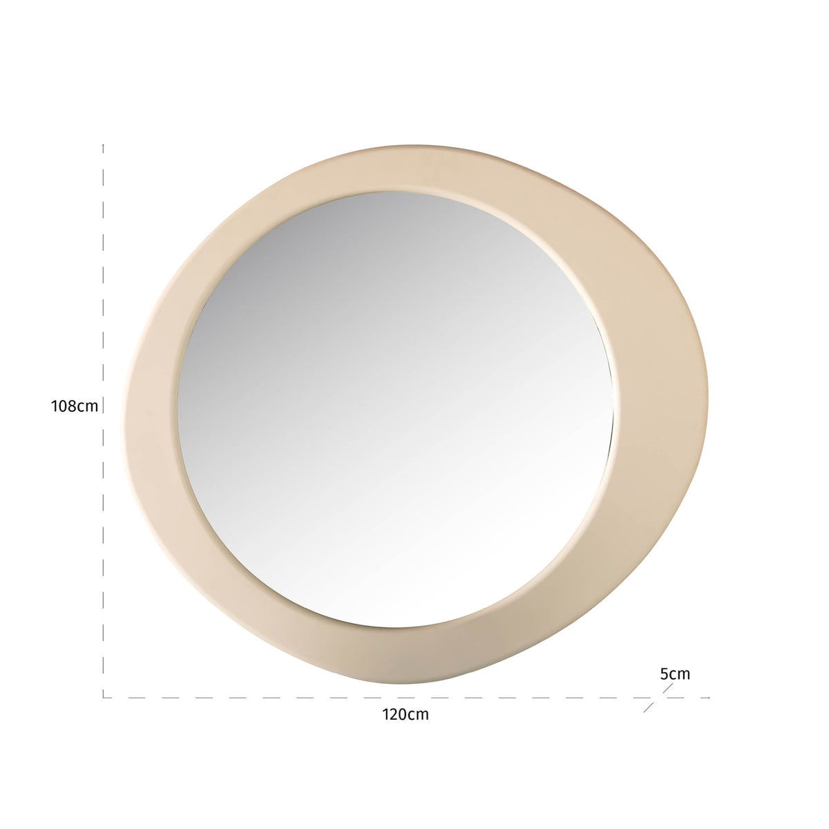 Spiegel Clayton beige mdf