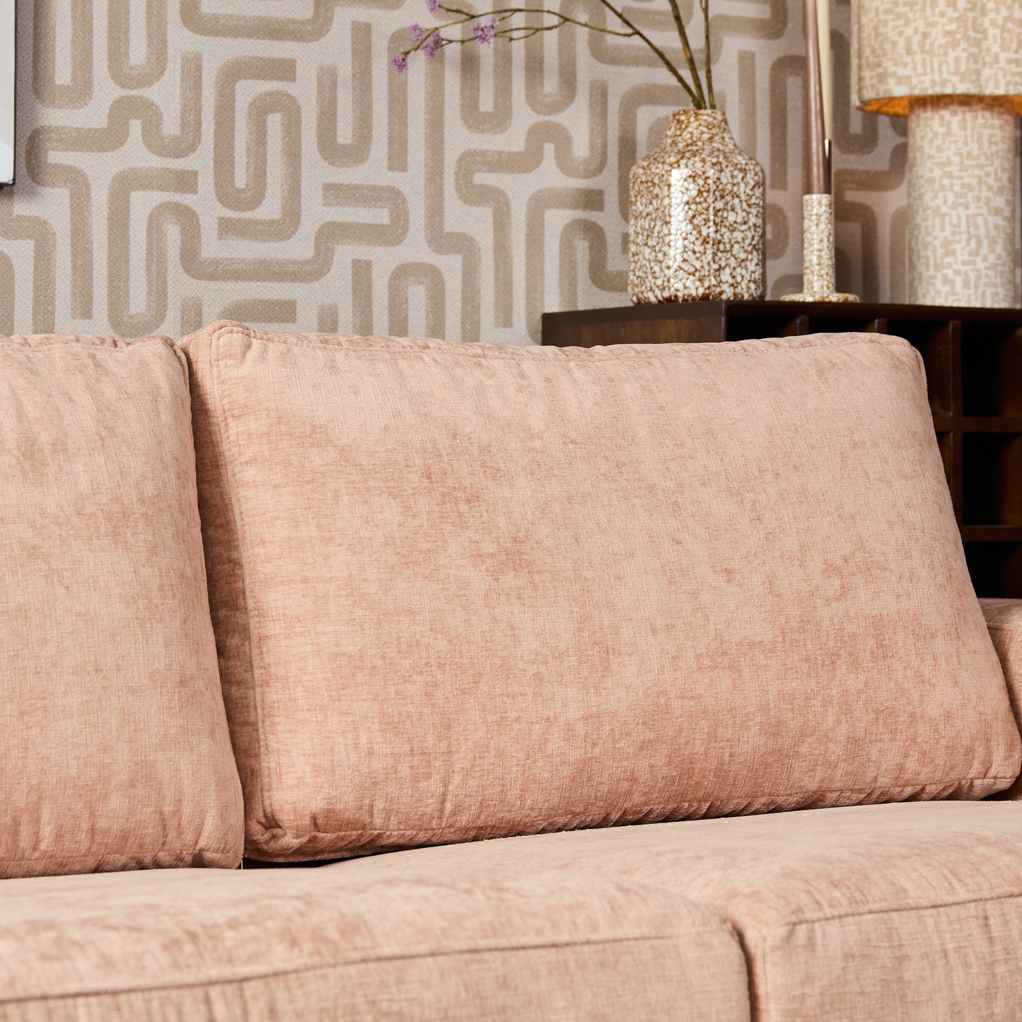 Hoekbank Alma | Roze