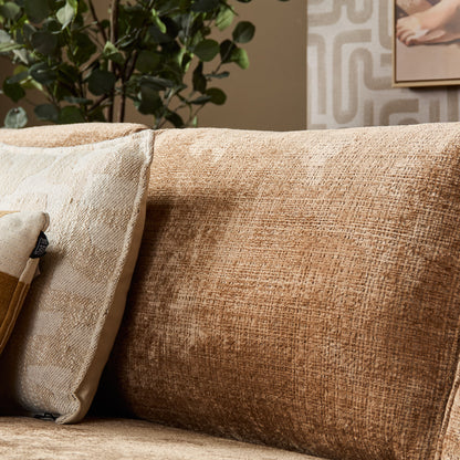 Hoekbank Teddy | Cinnamon Cremona — Zijaanzicht - sfeer