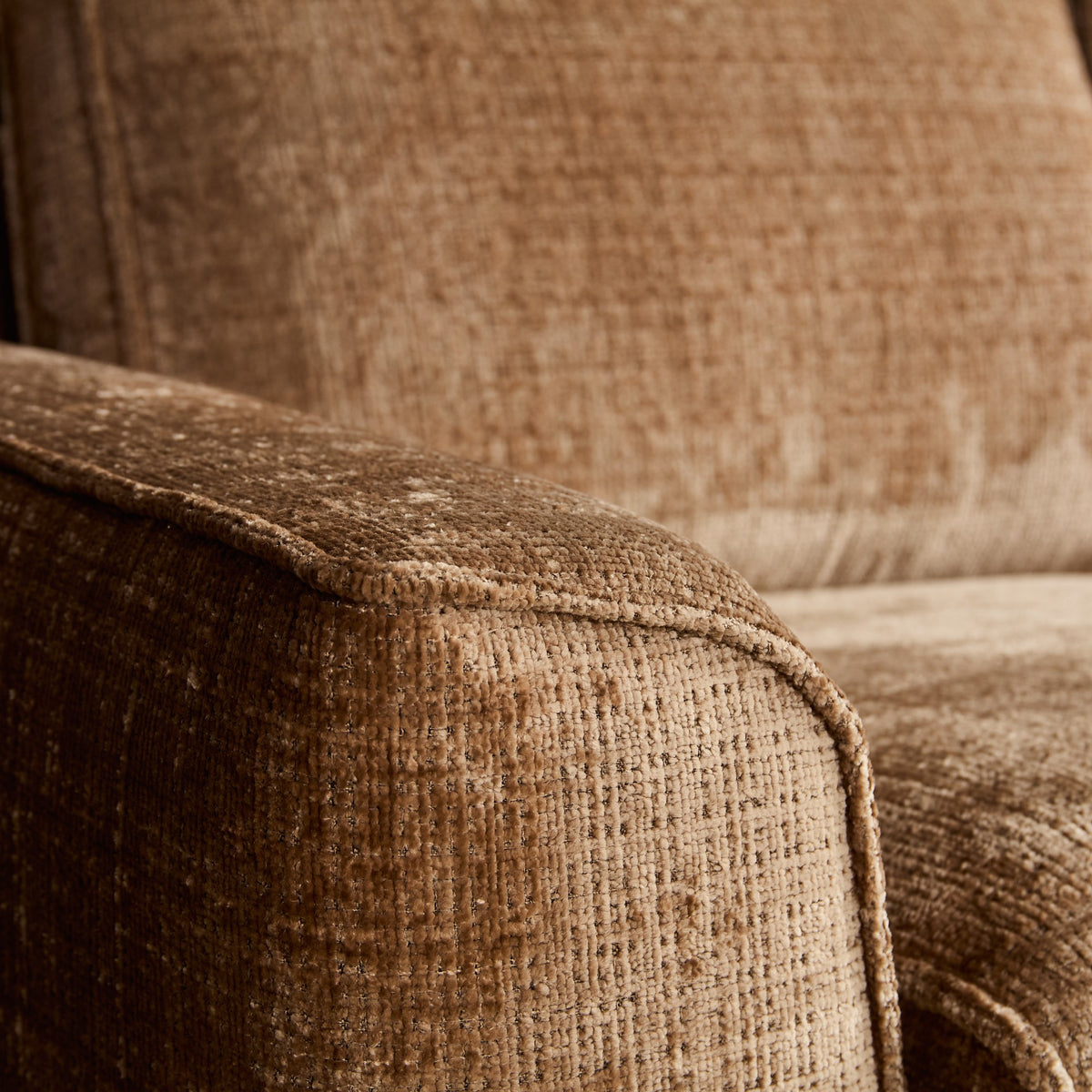 Hoekbank Teddy | Cinnamon Cremona — Detail