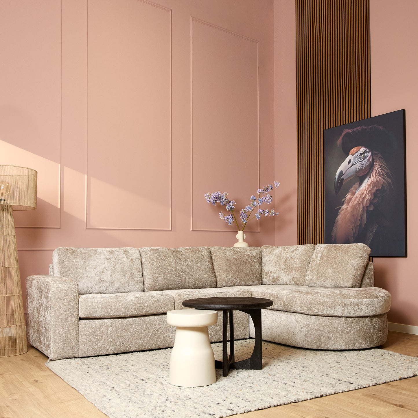 Hoekbank Alma | Beige