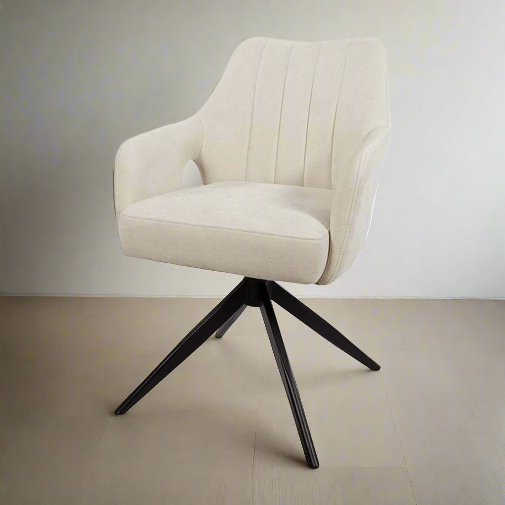 Eetkamerstoel Marley | Ecru Stof