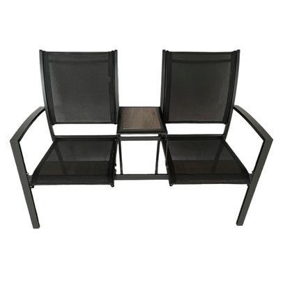 Tuinstoelenset Marseille | Antraciet