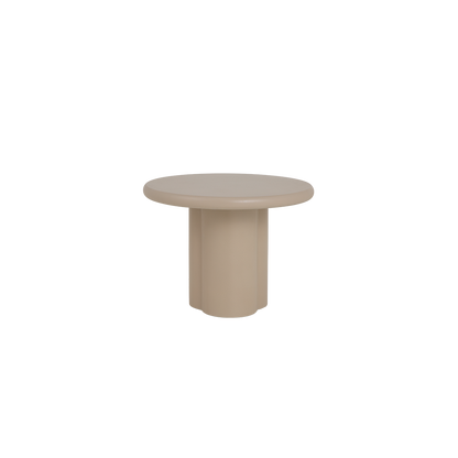 Bijzettafel Melzo Rond | Beige MDF