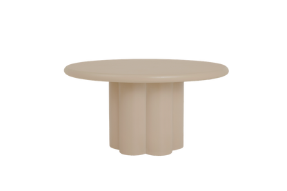 Eetkamertafel melzo Rond | Beige MDF