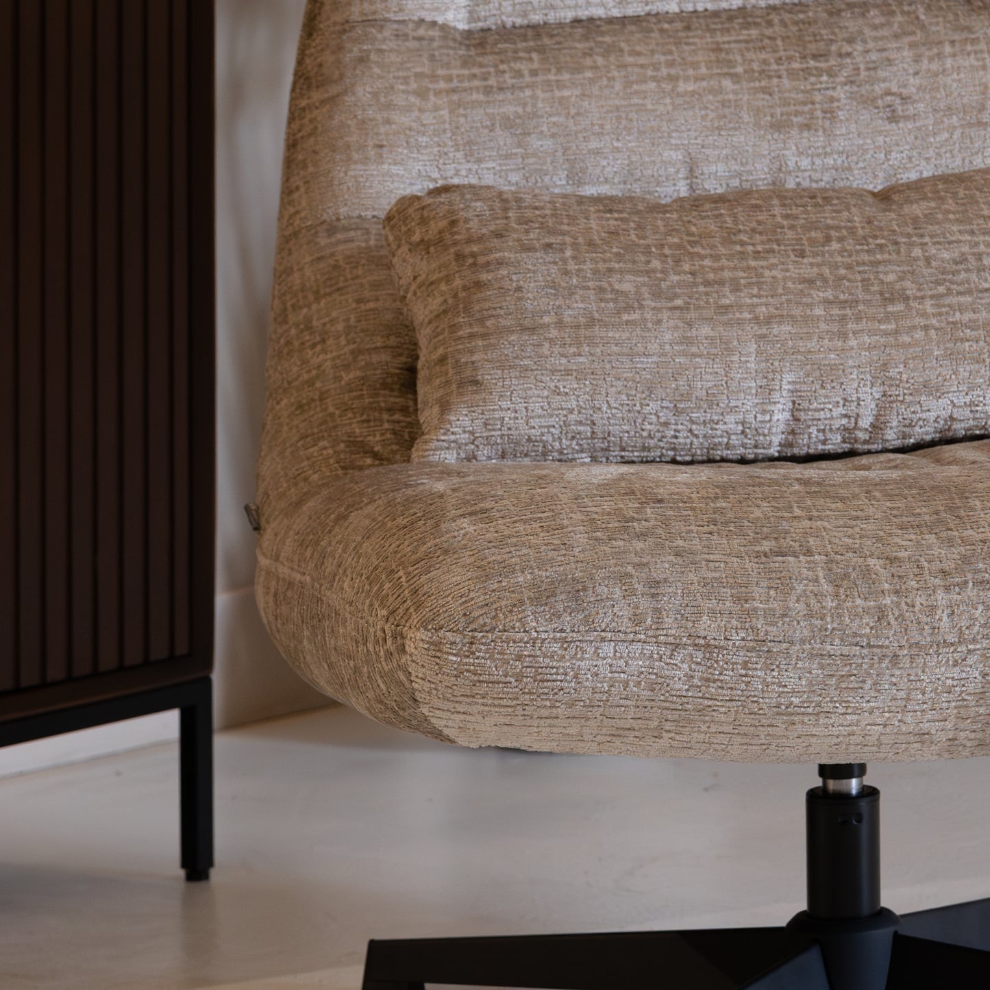 Fauteuil Nox | Beige Stof