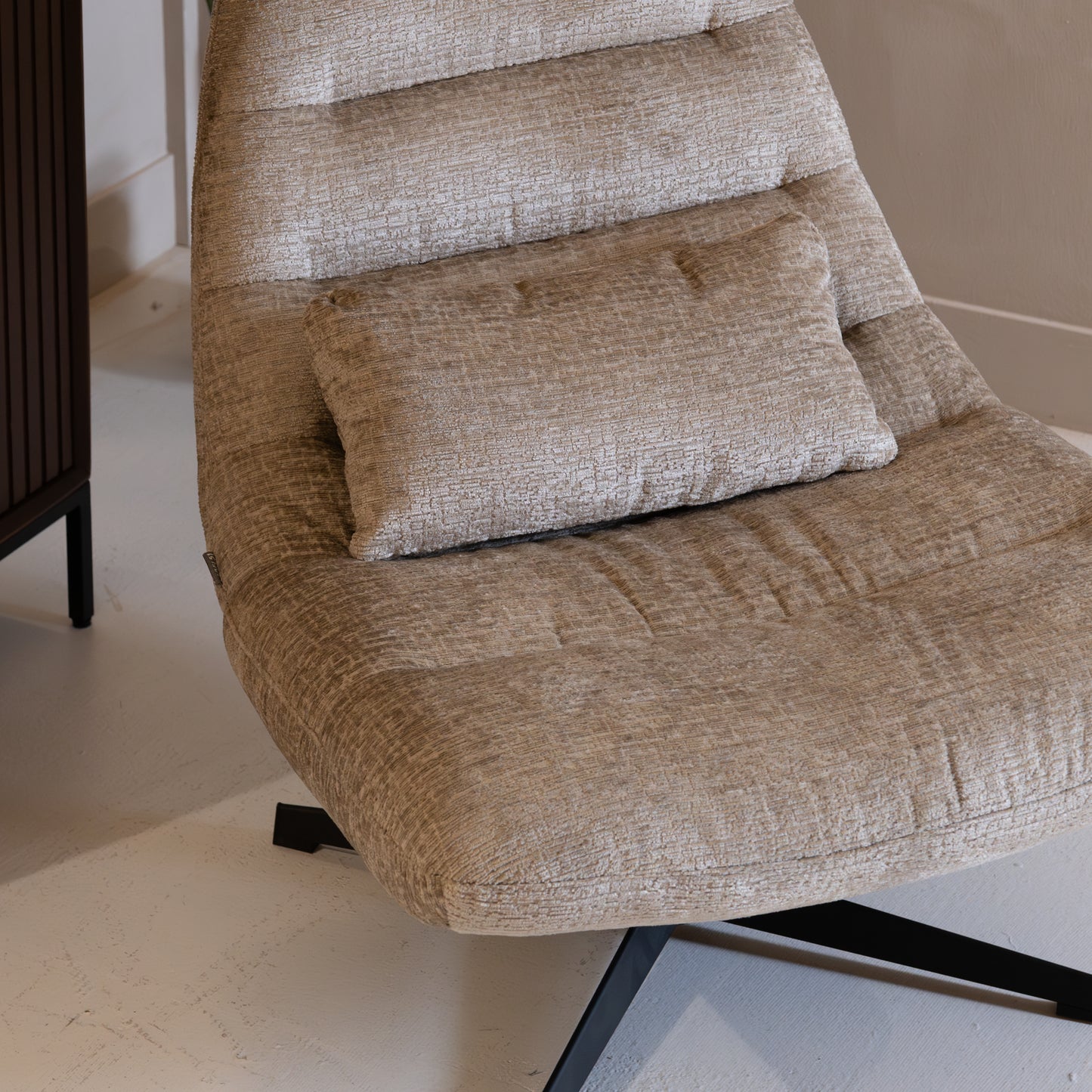 Fauteuil Nox | Beige Stof