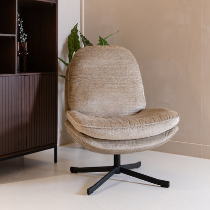 Fauteuil Noel | Beige Stof