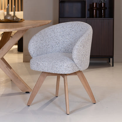 Eetkamerstoel Brescia | Grijze Stof