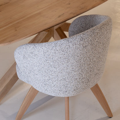 Eetkamerstoel Brescia | Grijze Stof