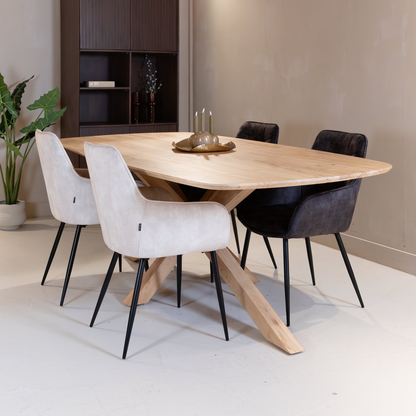 Eetkamerstoel Lynn | Velvet Beige