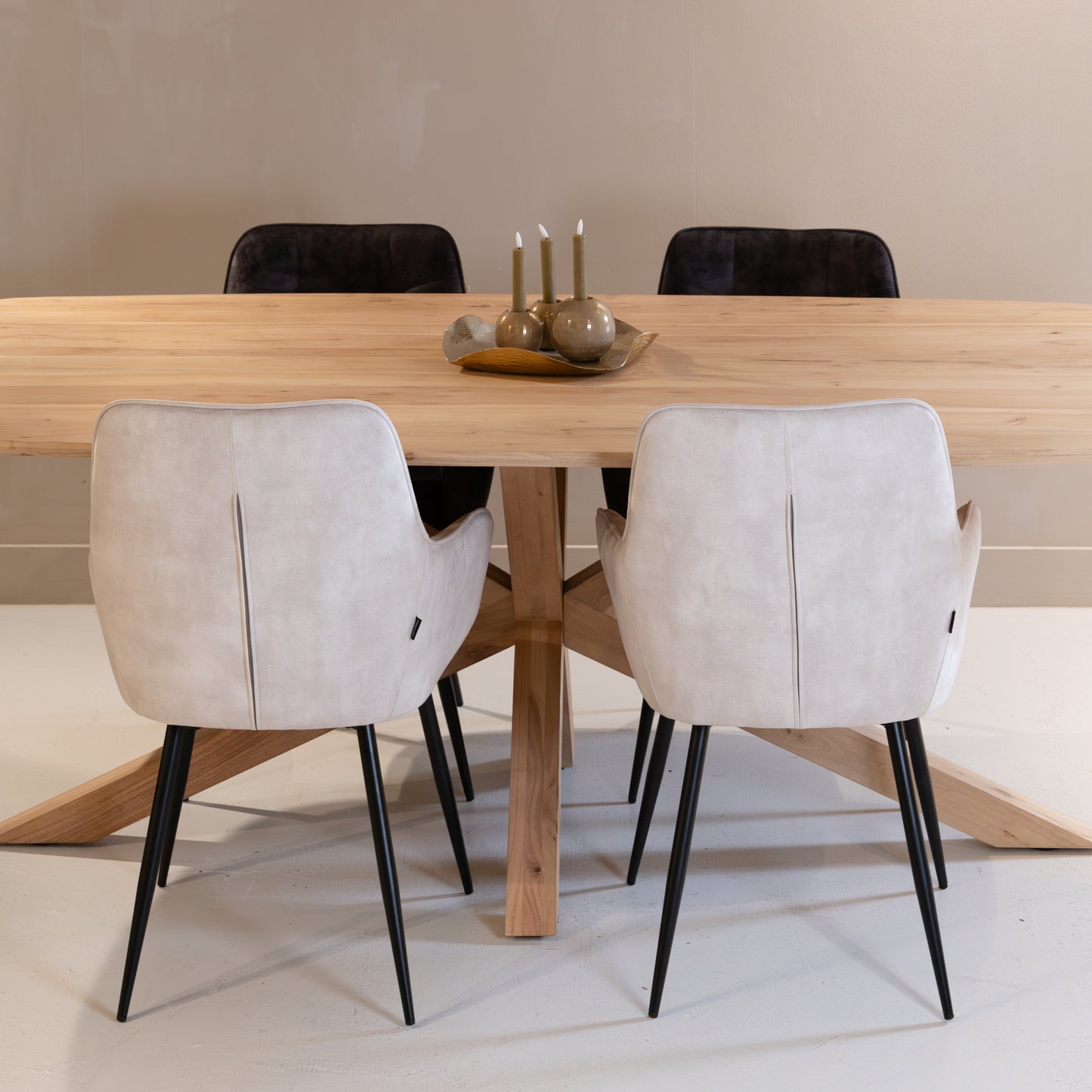 Eetkamerstoel Lynn | Velvet Beige