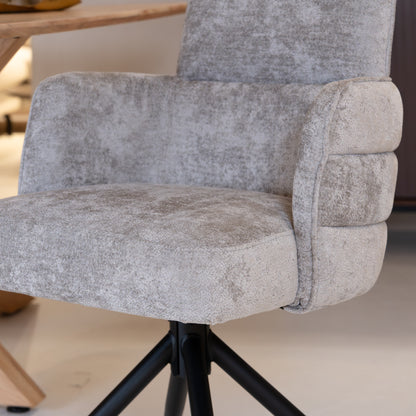 Eetkamerstoel Rumo | Grijs Stof