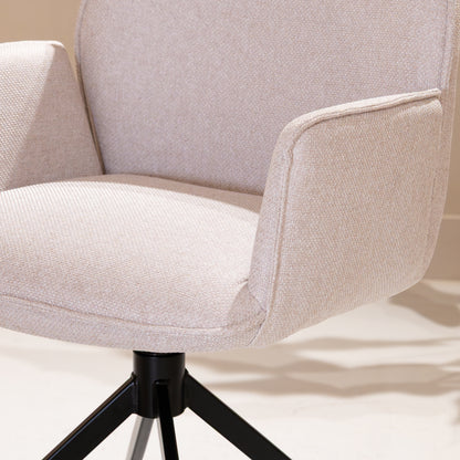 Eetkamerstoel Revi | Naturel Stof