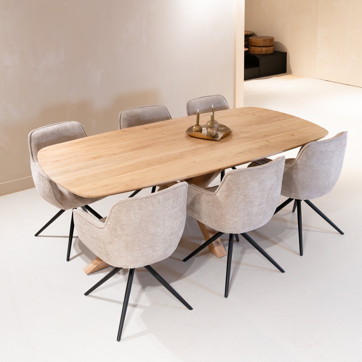 Eettafel Crotone | Naturel Acaciahout