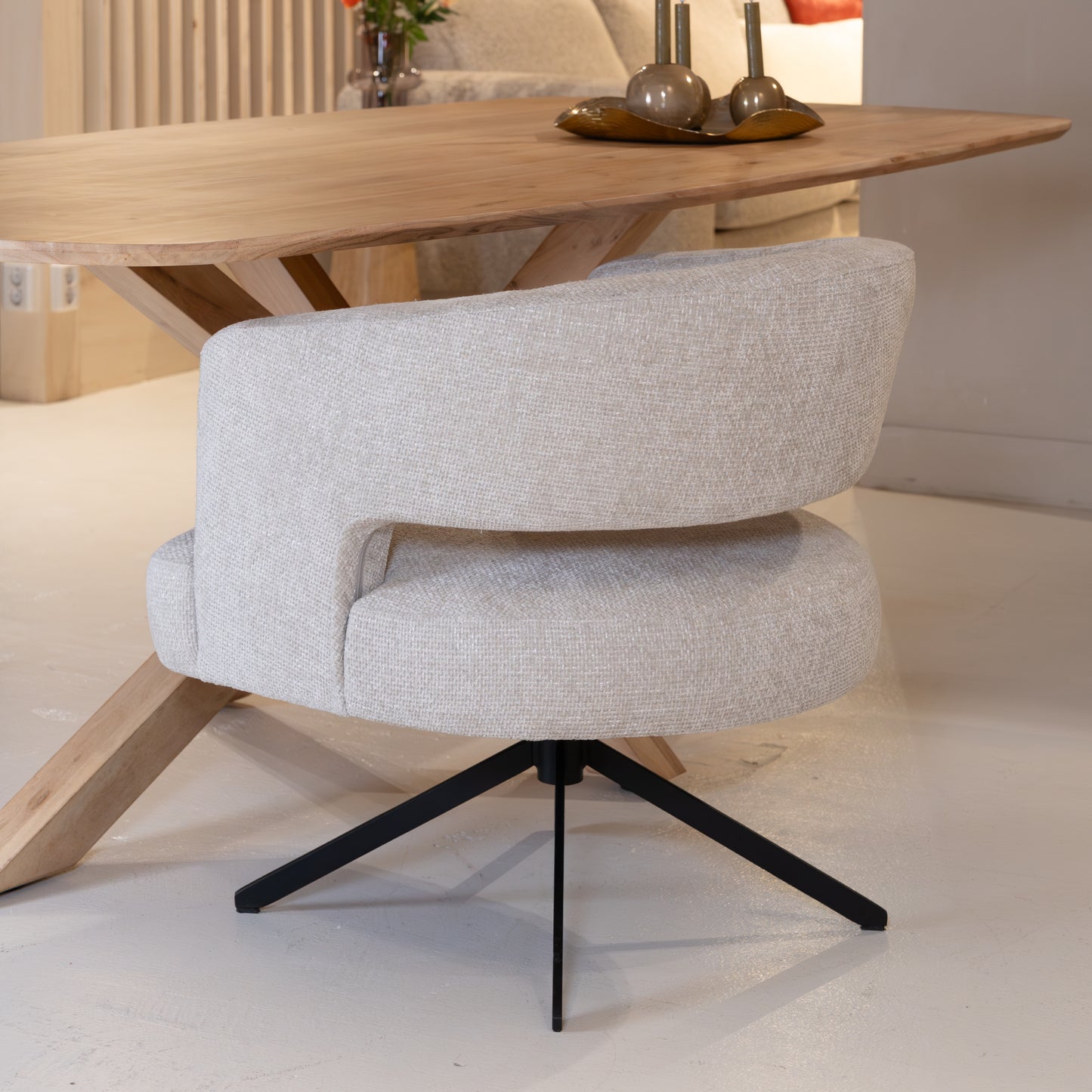 Eetkamerstoel Baldr | Cream