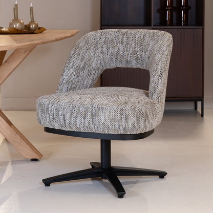 Eetkamerstoel Caldes | Grijs Stof