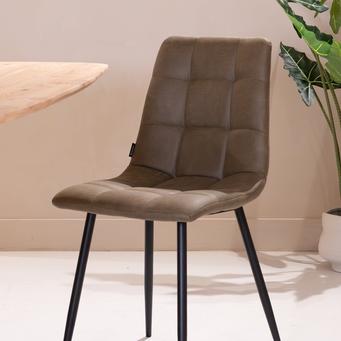 Eetkamerstoel Tess | Micro Suède Groen