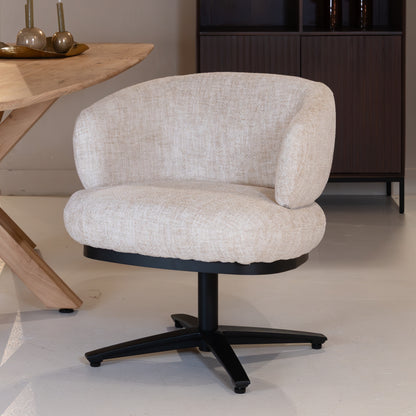 Eetkamerstoel Perca | Beige Stof