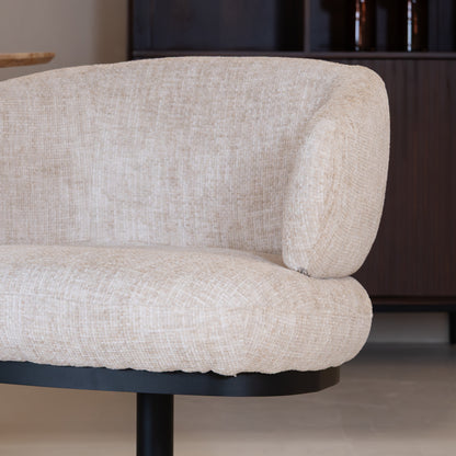 Eetkamerstoel Perca | Beige Stof