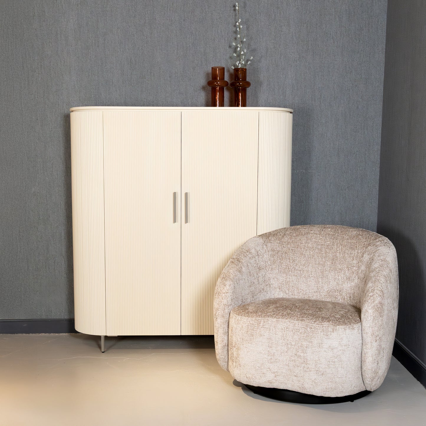 Opbergkast Corbetta | Wit Hout