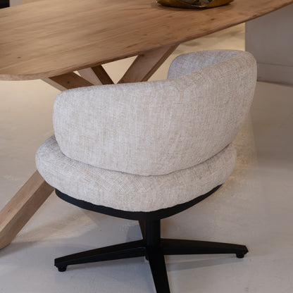 Eetkamerstoel Perca | Beige Stof