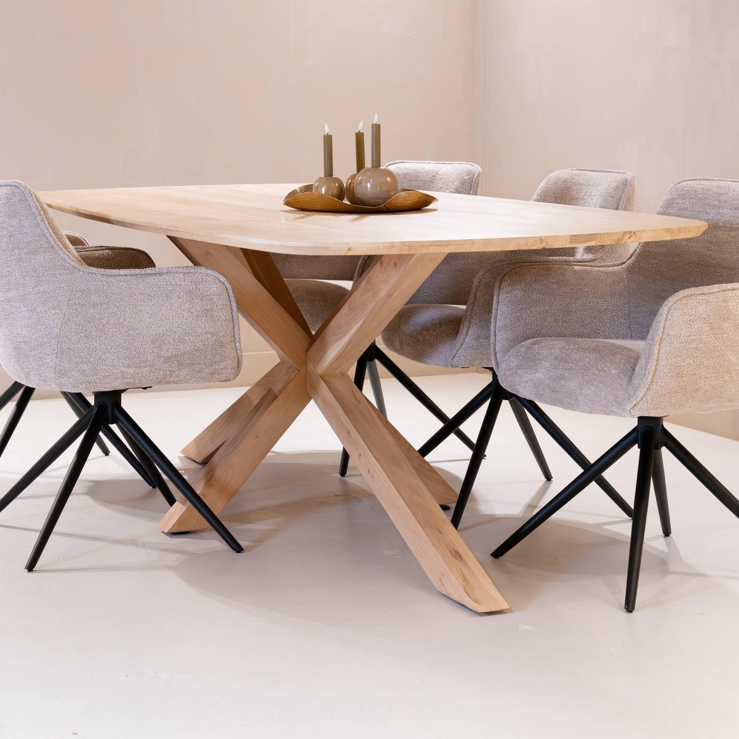 Eettafel Crotone | Naturel Acaciahout