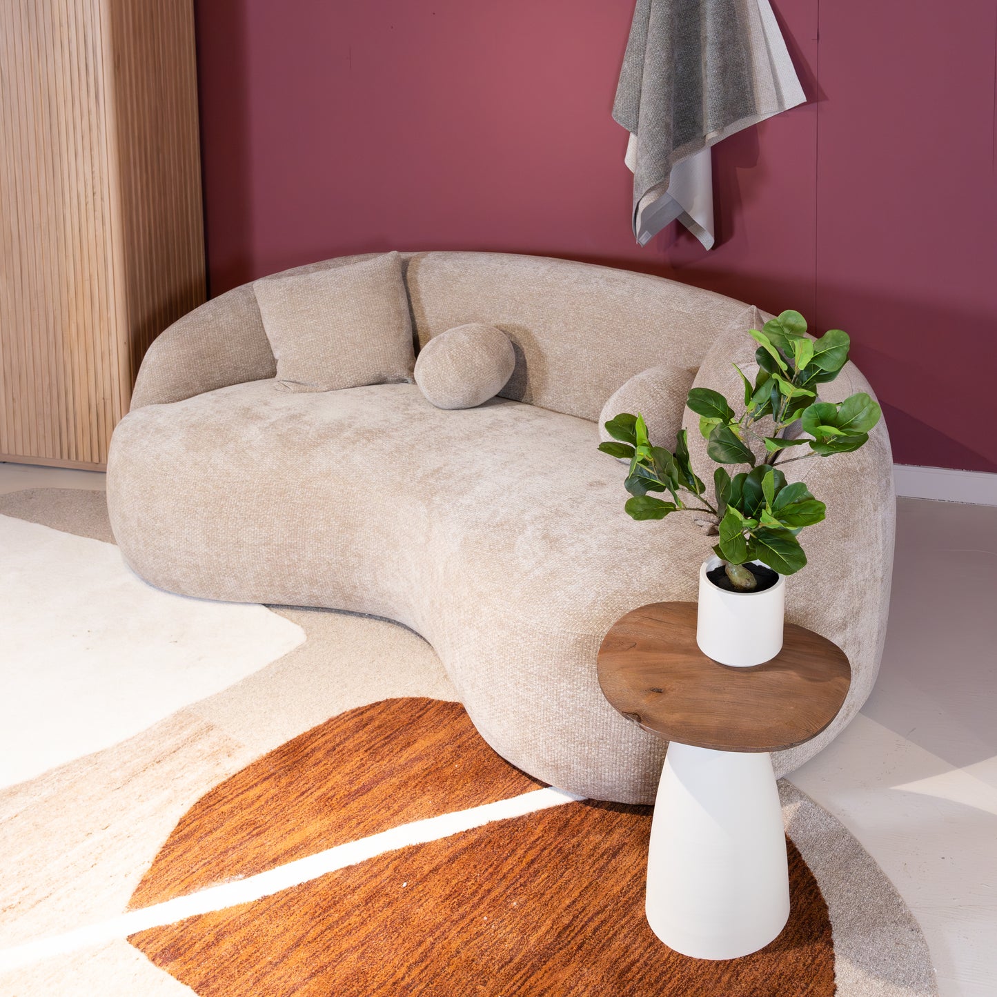 Bank Novo | Beige Stof