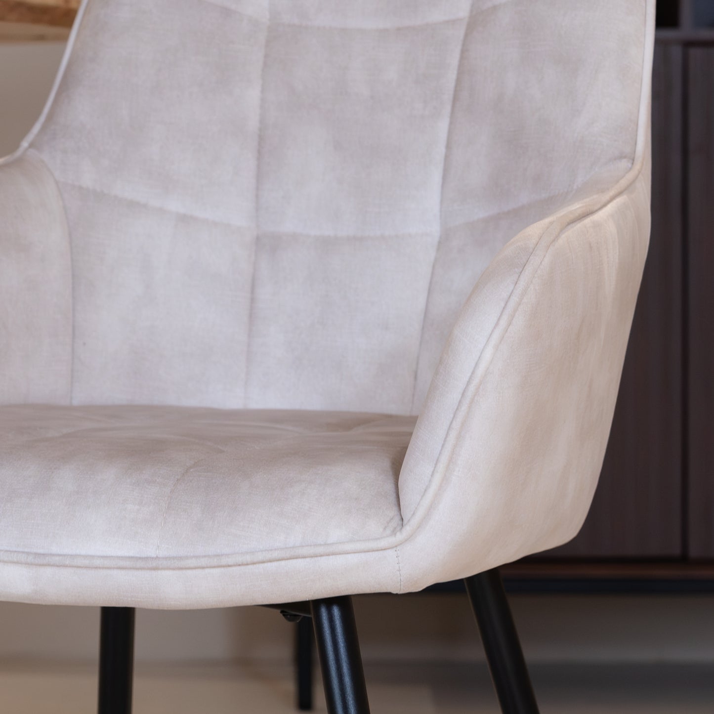 Eetkamerstoel Lynn | Velvet Beige